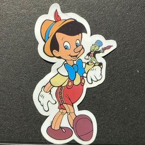 PINOCCHIO AND JIMMY CRICKET STICKER